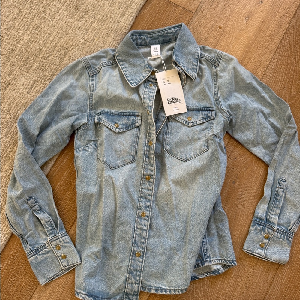 NEW H&M Denim Shirt